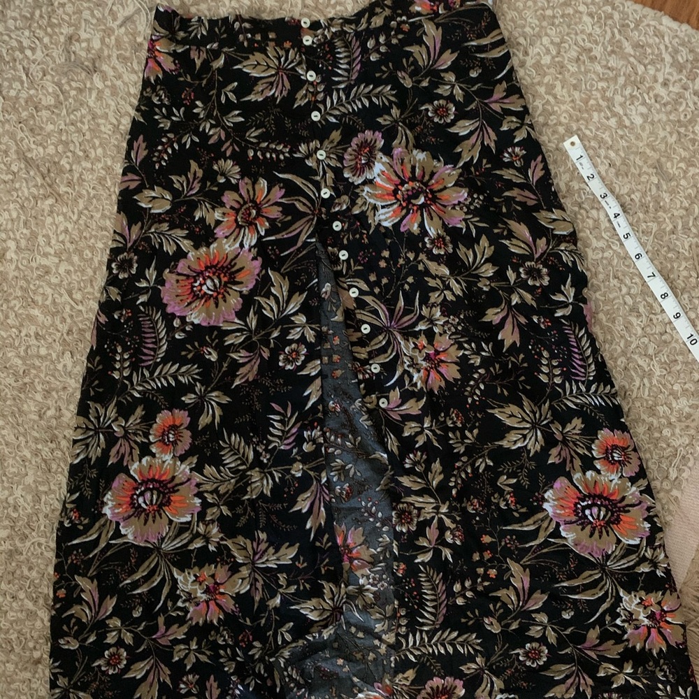 UO Button Front Skirt